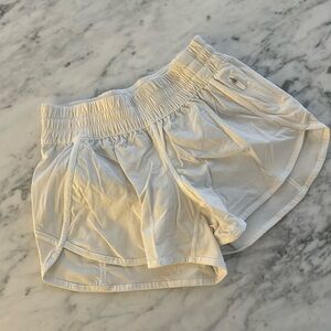 Lululemon Track That MidRise 4” White